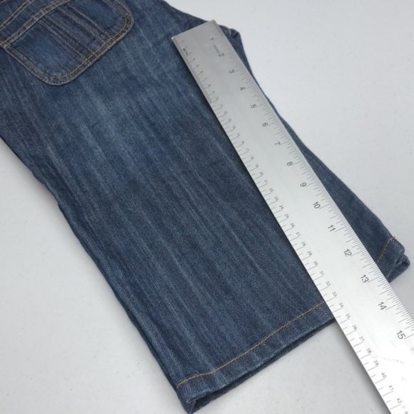 LIKE NEW TEX by Max Azria DENIM CAPRIS 27x13 AZRIA DESIGNED 😎 - Picture 8 of 10